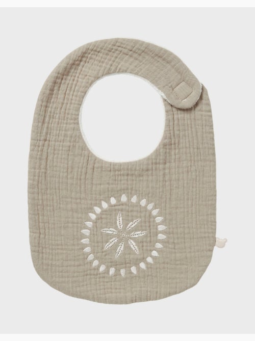 Lot de 3 bavoirs, coton bio noukie's - Kiabi