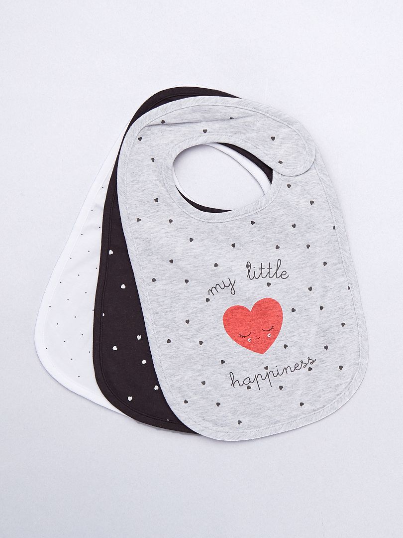 Bavoirs Personnalisables Avec Nom BOSCO – Lot De 3 En Coton éponge – 28x33 Cm – Fabriqué En Italie - 4