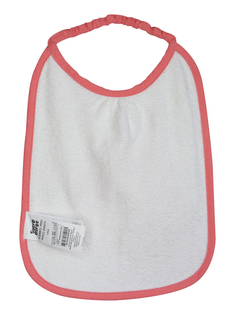 LOT DE 3 BAVOIRS ELASTIQUE JOVANA EPONGE Rose - Kiabi