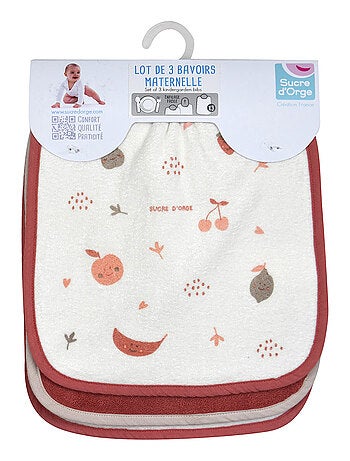 LOT DE 3 BAVOIRS ELASTIQUE OZKAN EPONGE