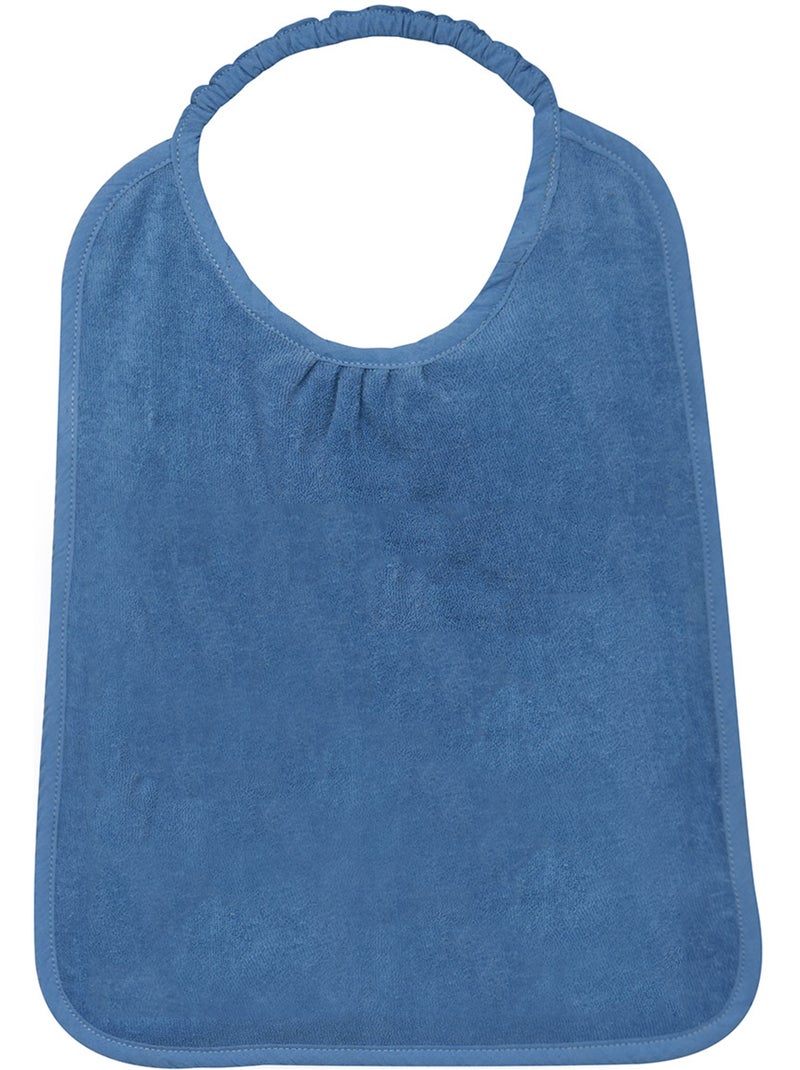 LOT DE 3 BAVOIRS ELASTIQUE REX EPONGE Bleu - Kiabi