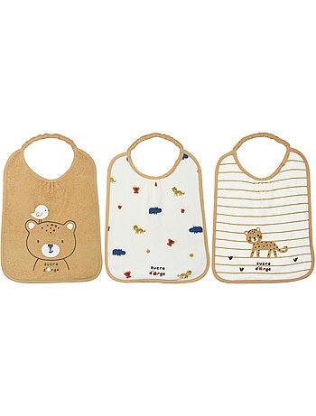 LOT DE 3 BAVOIRS ELASTIQUE REYDA EPONGE