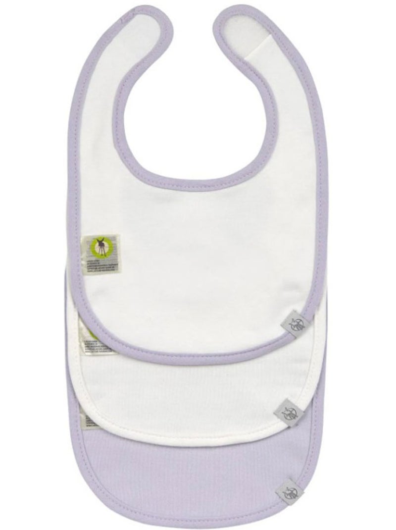 Lot de 3 bavoirs en coton 0-6 mois Tiny Team Cat Multicolore - Kiabi