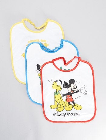 Lot de 3 bavoirs 'Mickey''