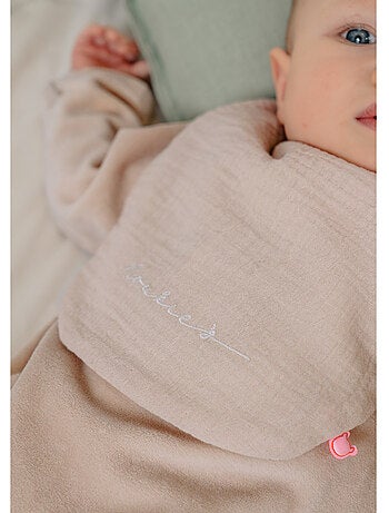 Lot de 3 bavoirs, mousseline de coton bio et éponge Noukie's