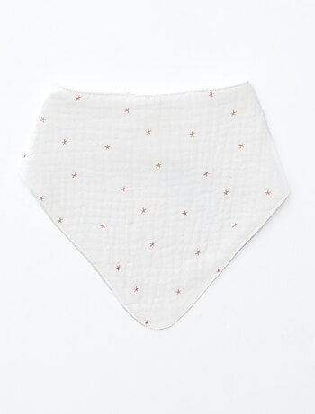 Lot de 3 bavoirs naissance en coton