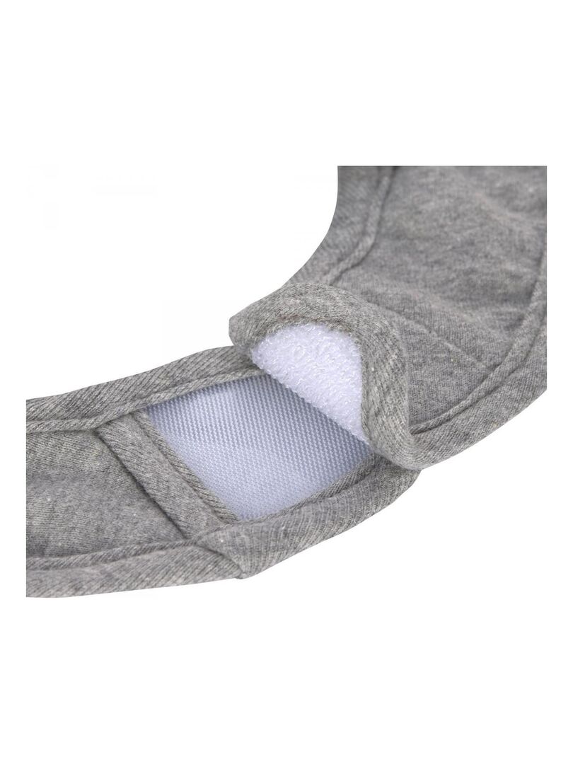 Gilet Fourrure Lapin Joseph - Couleur Gris Clair & Foncé - Col Chemise & Bord Fourrure - Taille M