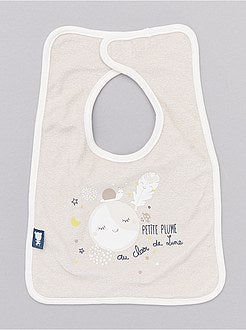 Lot de 3 bavoirs 'Petit Beguin' - Kiabi