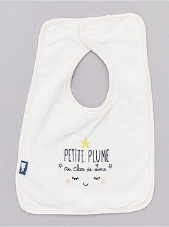 Lot de 3 bavoirs 'Petit Beguin' - Kiabi