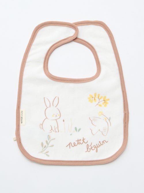 Lot de 3 bavoirs 'Petit Béguin' - Kiabi