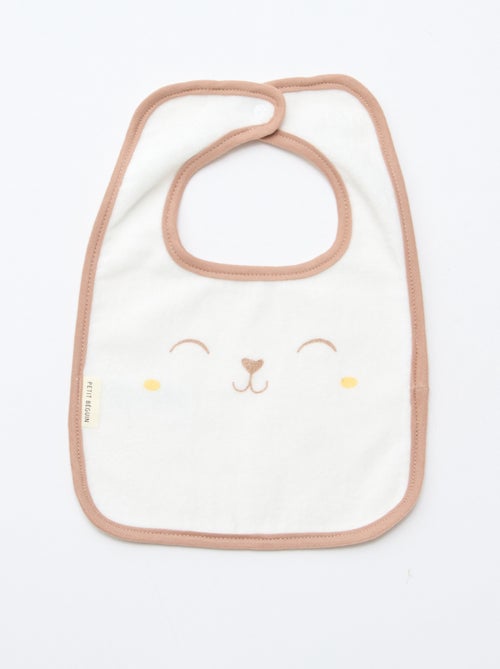 Lot de 3 bavoirs 'Petit Béguin' - Kiabi