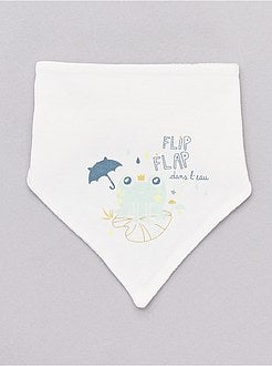 Lot de 3 bavoirs 'Petit Béguin' - Kiabi