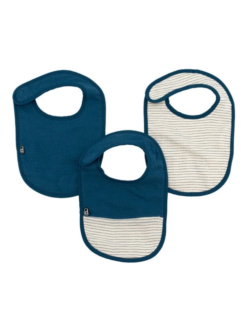 Lot de 3 bavoirs pour bébé - Kiabi