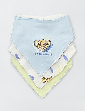 Lot de 3 bavoirs 'Roi Lion' de 'Disney' - Kiabi