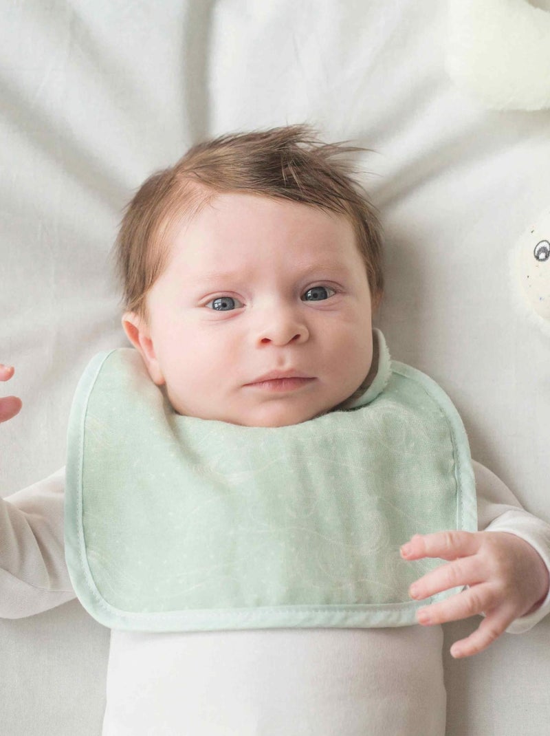 Lot de 3 bavoirs Vert - Kiabi