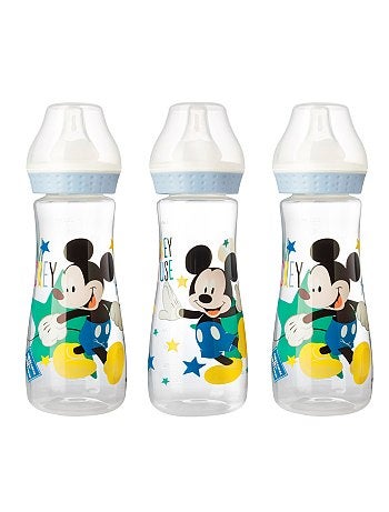Lot de 3 biberons de 250 ml 'Mickey'