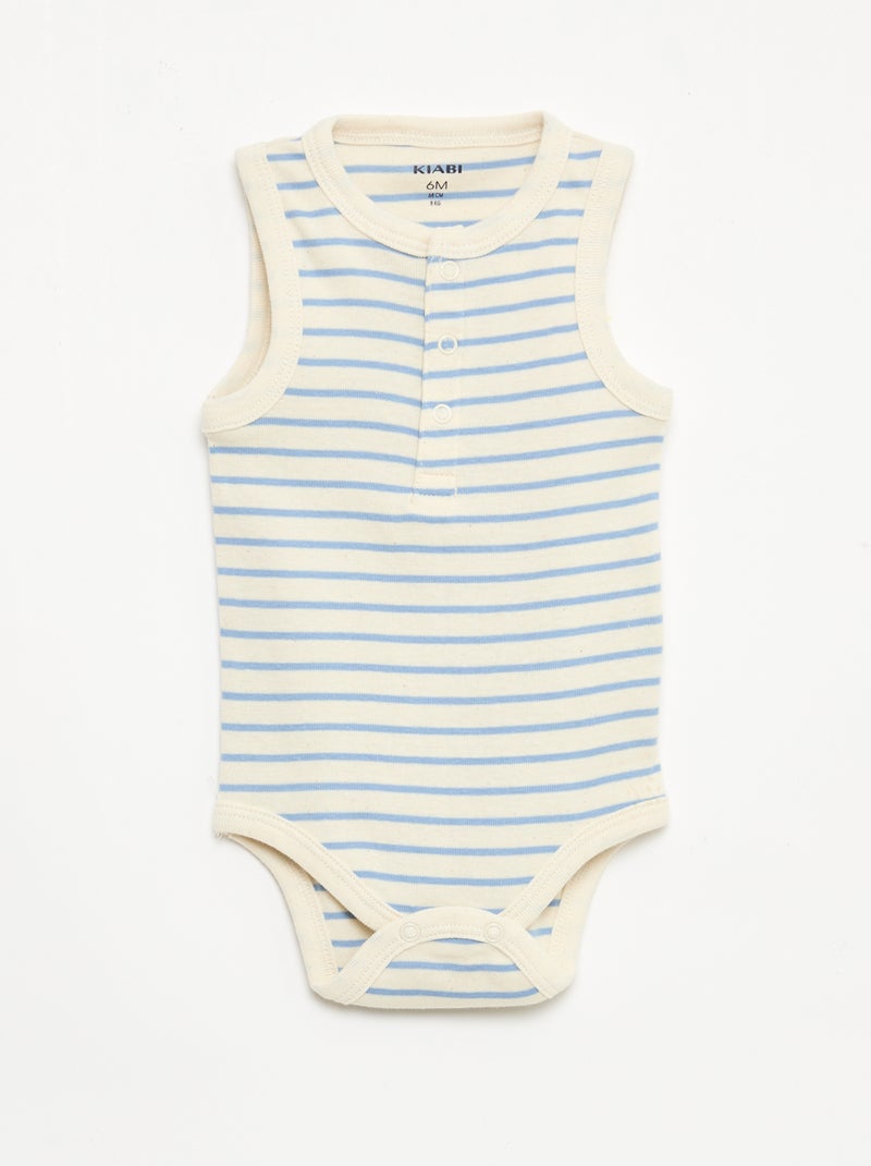Lot de 3 bodies - 3 pièces Bleu - Kiabi