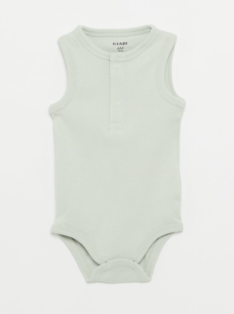 Lot de 3 bodies - 3 pièces Vert - Kiabi