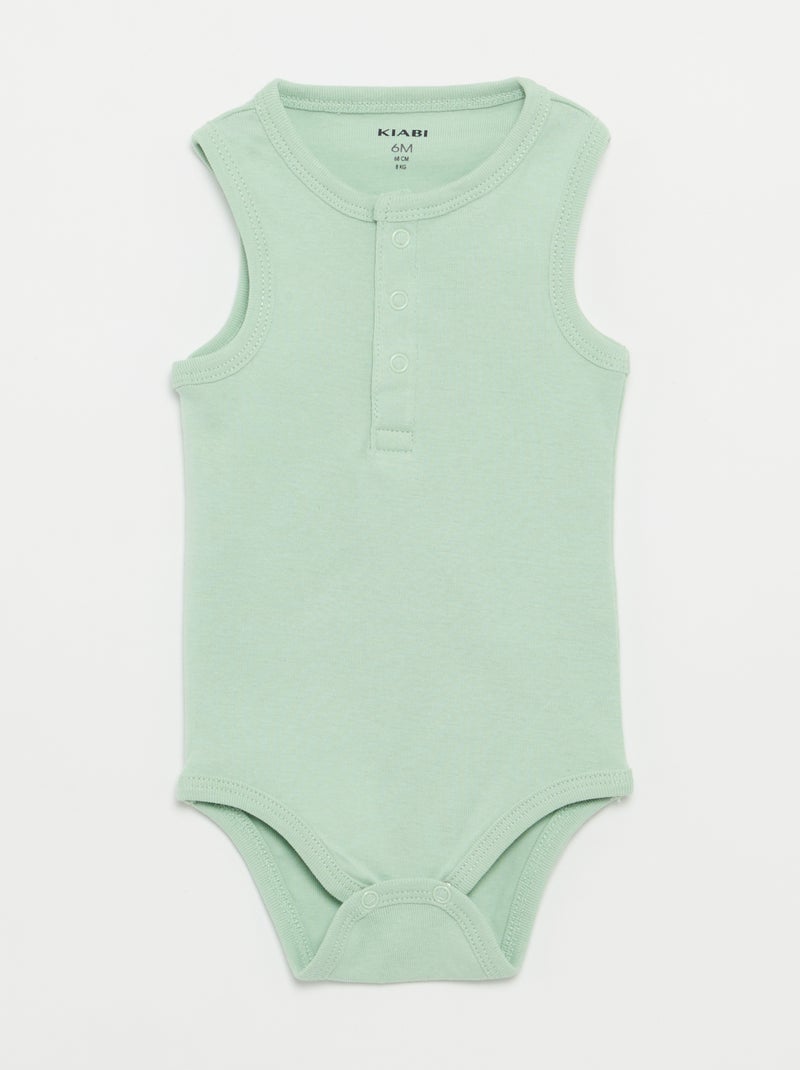 Lot de 3 bodies - 3 pièces Vert - Kiabi