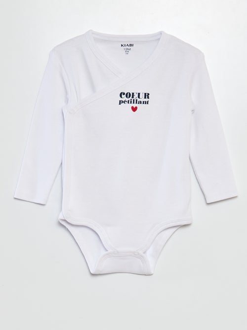 Lot de 3 bodies - Saint-valentin - Kiabi