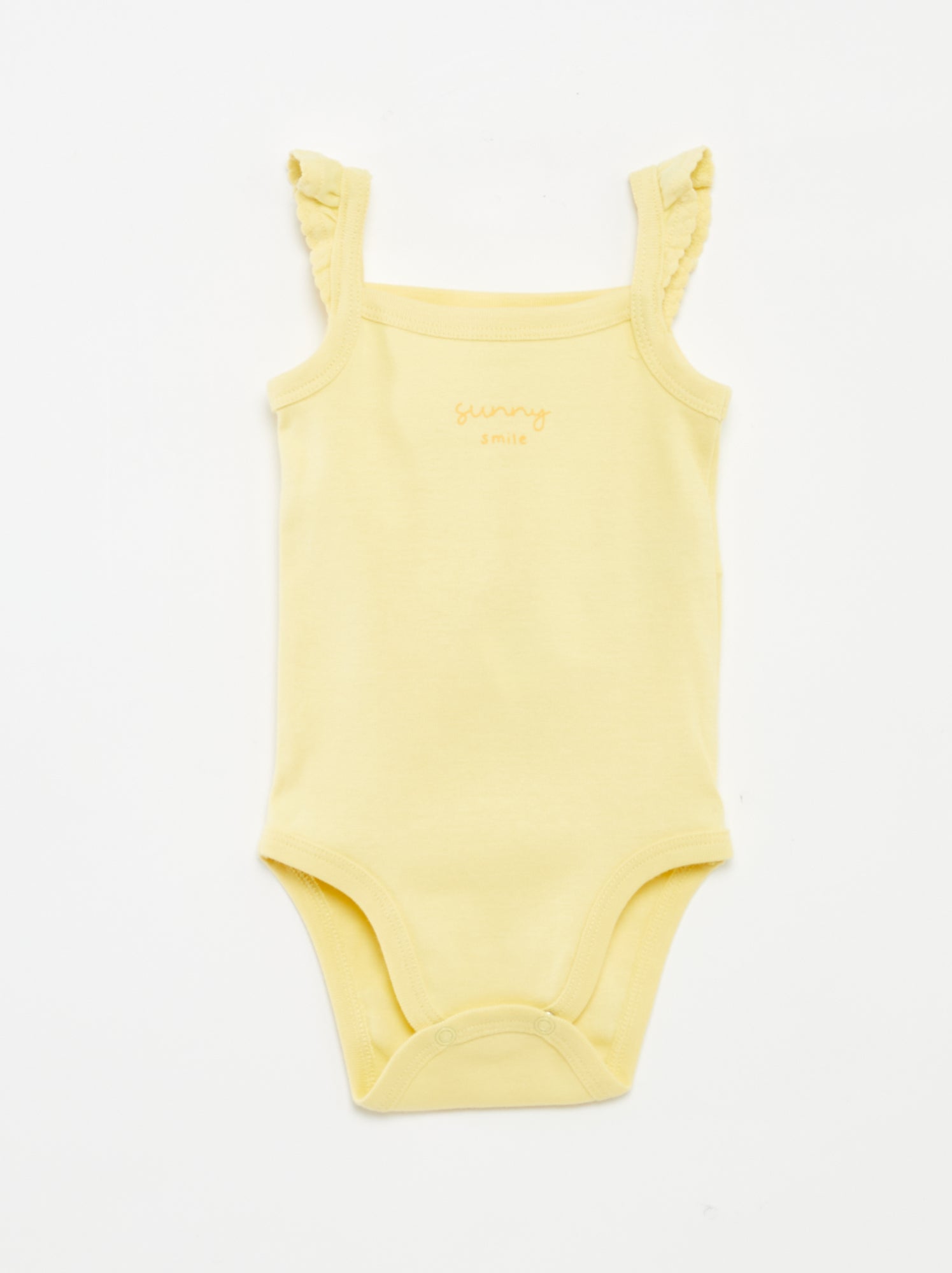 Lot De 3 Bodies évolutifs Naissance - 100% Coton Bio - Manches à Revers Et Double Pression à L'entrejambe - 11