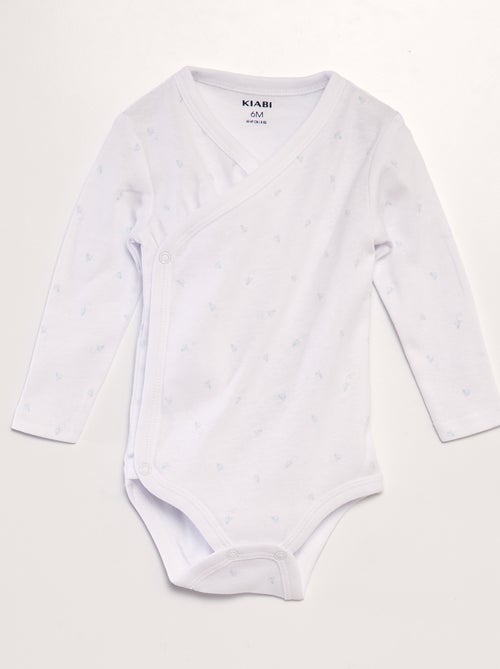 Lot de 3 bodies à forme croisées - Kiabi