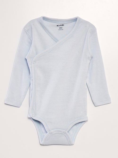 Lot de 3 bodies à forme croisées - Kiabi