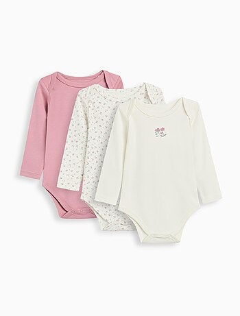 Lot de 3 bodies à manches longues MO Fashion