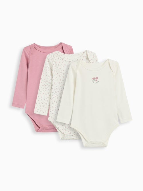 Lot de 3 bodies à manches longues MO Fashion - Kiabi