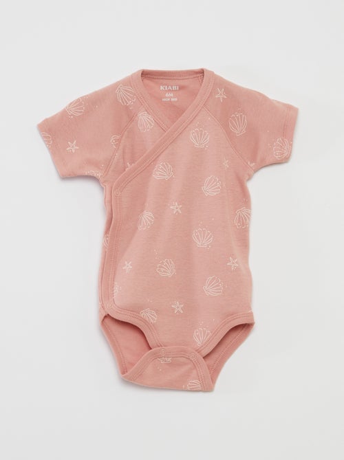 Lot de 3 bodies avec col croisé - Kiabi