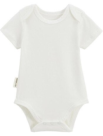 Lot de 3 bodies bébé manches courtes Anaelle