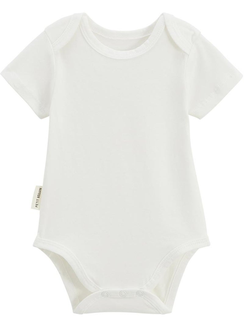 Lot de 3 bodies bébé manches courtes Anaelle Rose - Kiabi