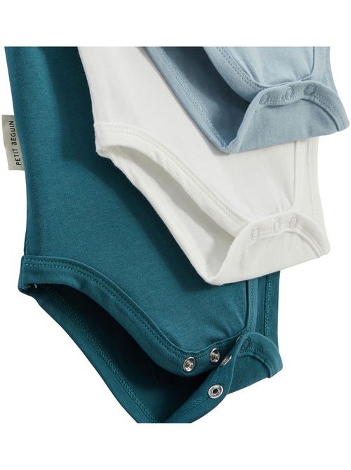 Lot de 3 bodies bébé manches courtes Baroudeur - Kiabi