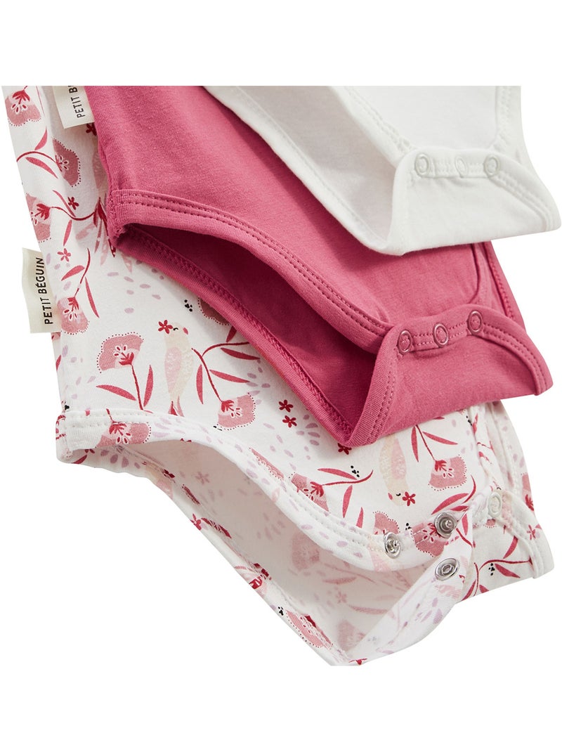 Lot de 3 bodies bébé manches courtes Camila Rose - Kiabi