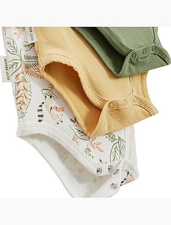 Lot de 3 bodies bébé manches courtes Gabin