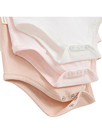 Lot de 3 bodies bébé manches courtes Louison