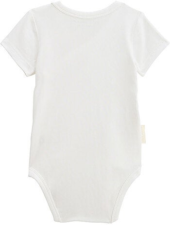 Lot de 3 bodies bébé manches courtes ouverture croisée Mini Rêve