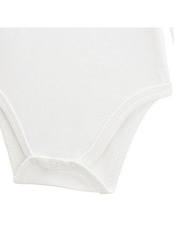 100% Coton Bodies Bébé Manches Longues Petit Bateau - Lot De 3 - 7