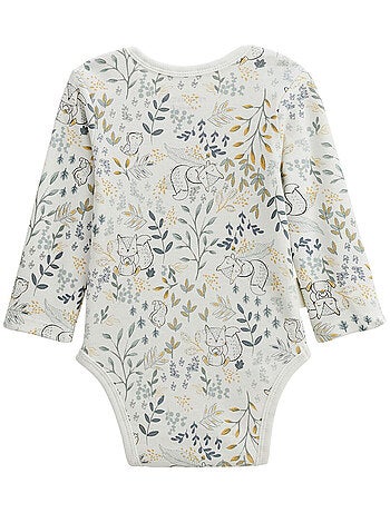 Lot de 3 bodies bébé manches longues Cacahuète