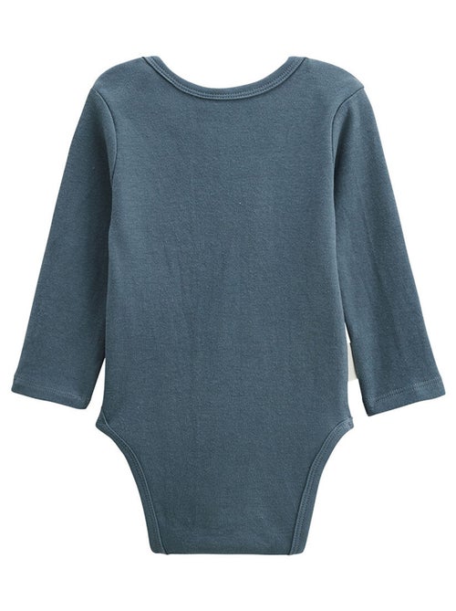 Lot de 3 bodies bébé manches longues Cacahuète - Kiabi