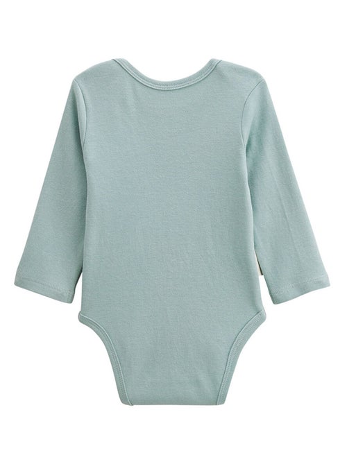 Lot de 3 bodies bébé manches longues Cacahuète - Kiabi