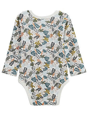 Lot de 3 bodies bébé manches longues Canopée