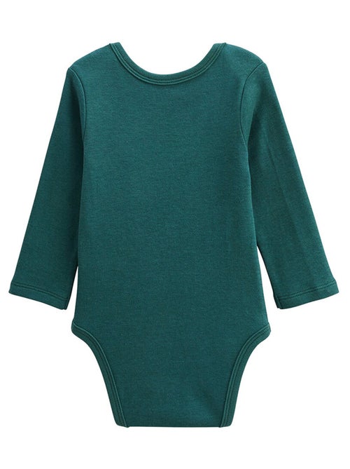 Lot de 3 bodies bébé manches longues Canopée - Kiabi