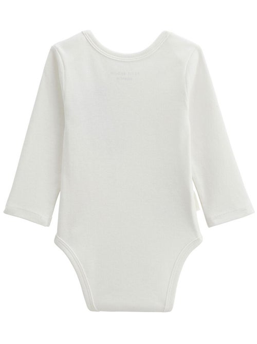 Lot de 3 bodies bébé manches longues Canopée - Kiabi
