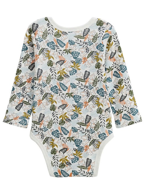 Lot de 3 bodies bébé manches longues Canopée - Kiabi