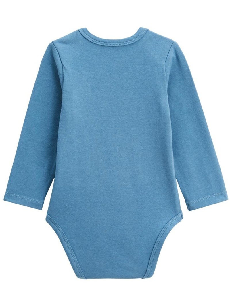 Lot de 3 bodies bébé manches longues Constellation Camel - Kiabi