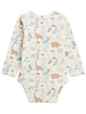 Lot de 3 bodies bébé manches longues Cracotte
