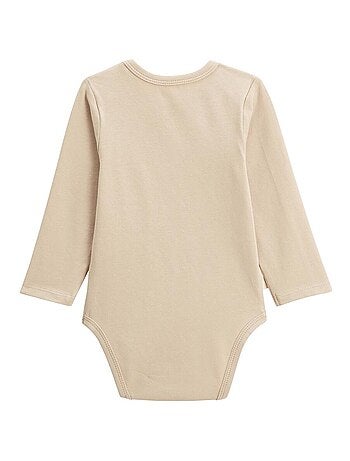 Lot de 3 bodies bébé manches longues Cracotte