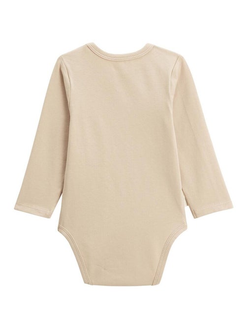 Lot de 3 bodies bébé manches longues Cracotte - Kiabi
