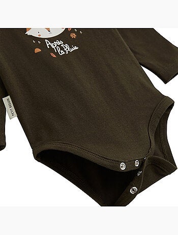 Lot de 3 bodies bébé manches longues Ginkgo